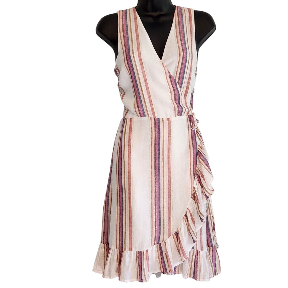 Rails wrap dress Madison jewel stripe size S